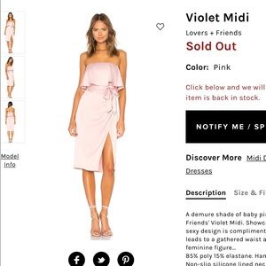 Lovers + Friends dress